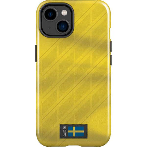 Sweden Soccer Flag iPhone 14 Plus Impact Case